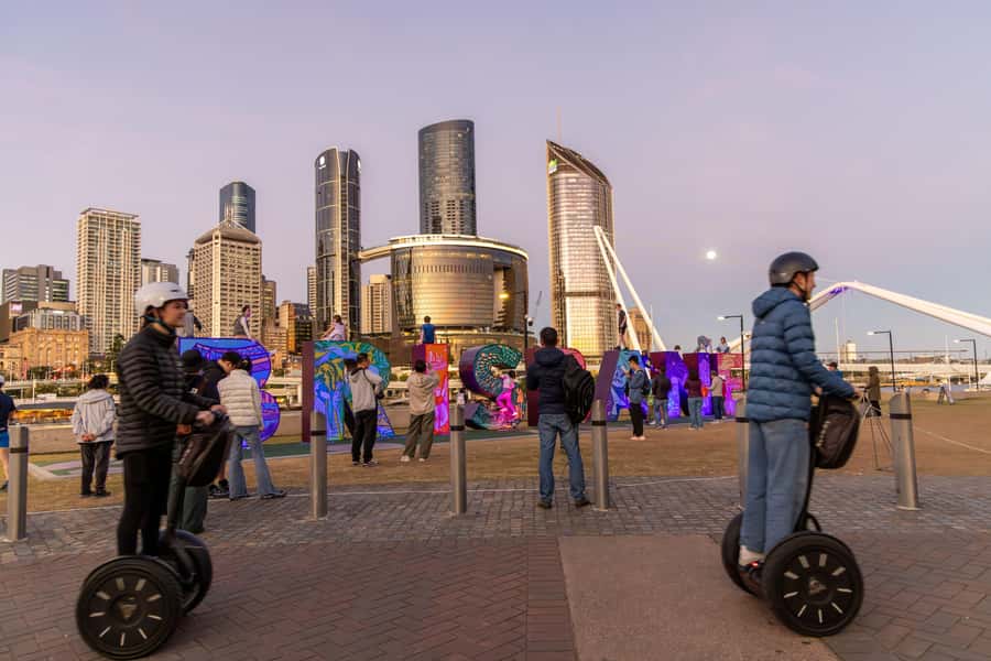 2 hour Brisbane Segway Afternoon & Sunset Thrill Tour - Along the Brisbane River toward South Bank