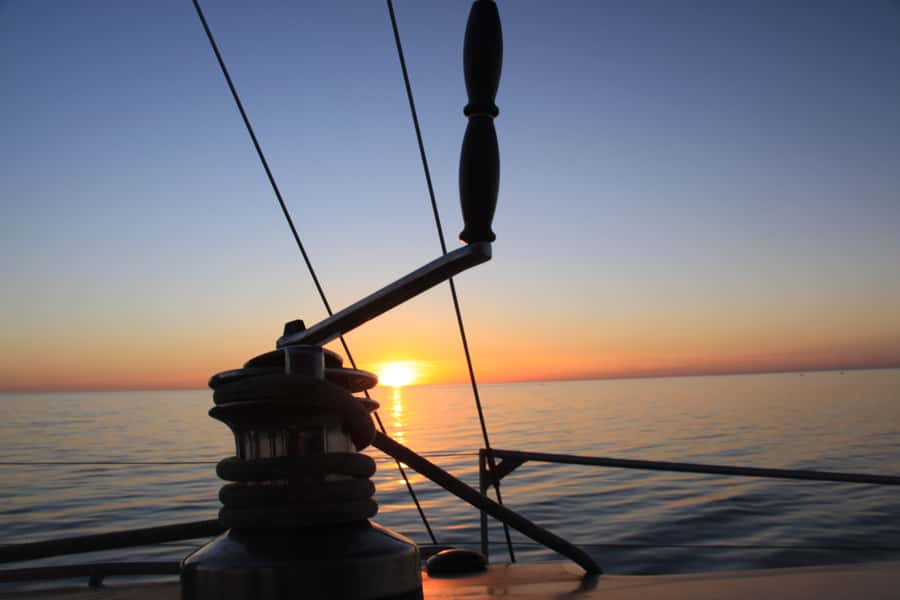 Adelaide: Glenelg Twilight Catamaran Cruise with Drink - Setting sail from Glenelg’s Marina Pier