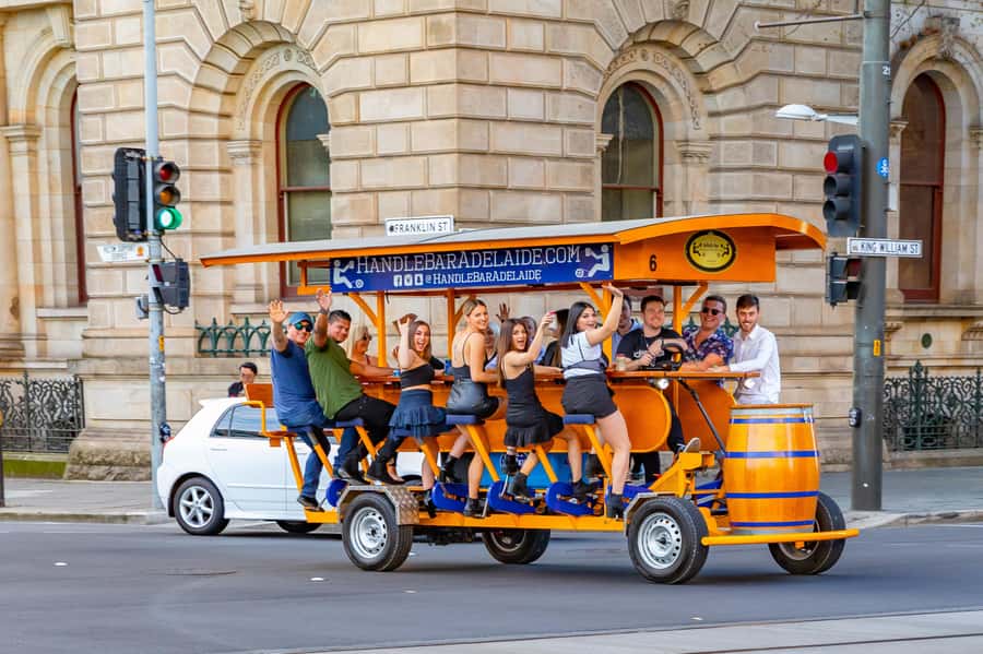 Adelaide: HandleBar Bike Tour with Pub Stops & Dinner Option - Quick points to know
