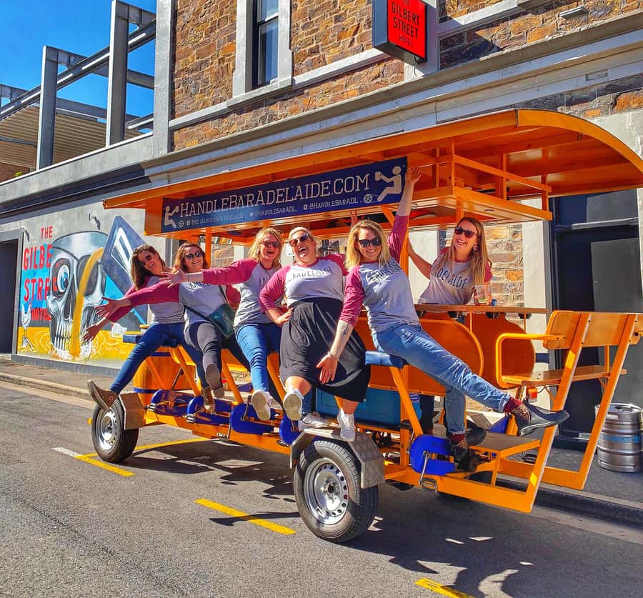 Adelaide: HandleBar Bike Tour with Pub Stops & Dinner Option - Pedaling through Adelaide with your own music