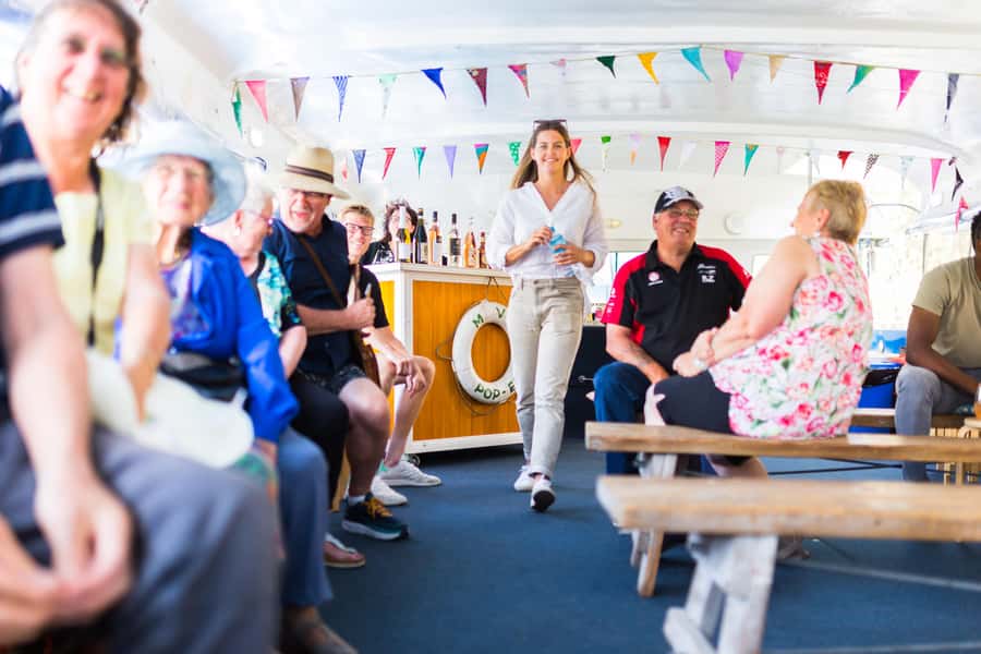 Adelaide: River Torrens Popeye Devonshire Tea Cruise - Boarding at Elder Park and Settling In