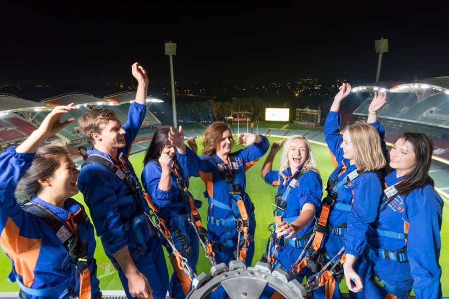 Adelaide: Rooftop Climbing Experience of the Adelaide Oval - How good is the guide commentary?