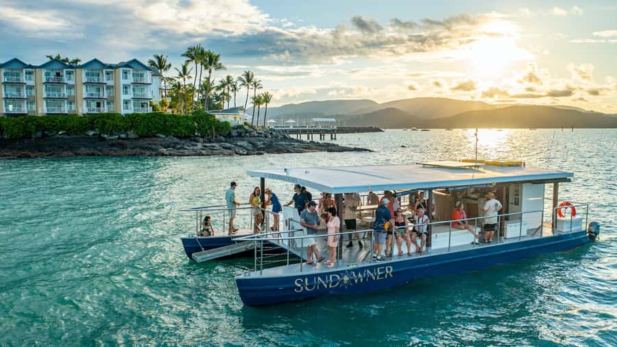 Airlie Beach: 2-Hour Sunset Cruise with Sparkling Wine - The first glass of sparkling wine and antipasto