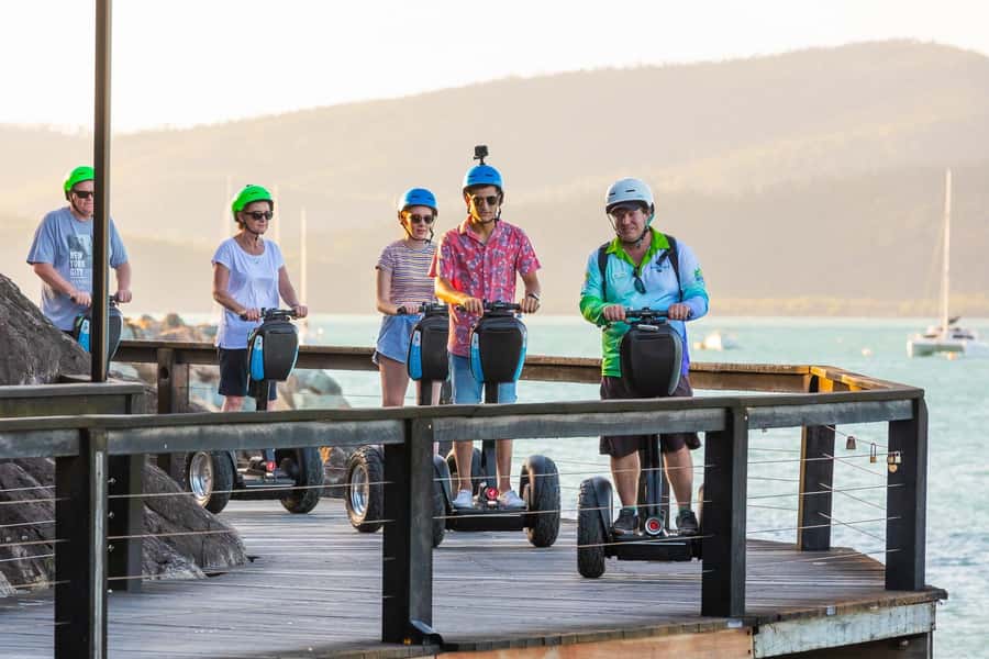 Airlie Beach: 3-Hour Sunset Segway Tour with Dinner - Learning to ride before Airlie Beach unfolds