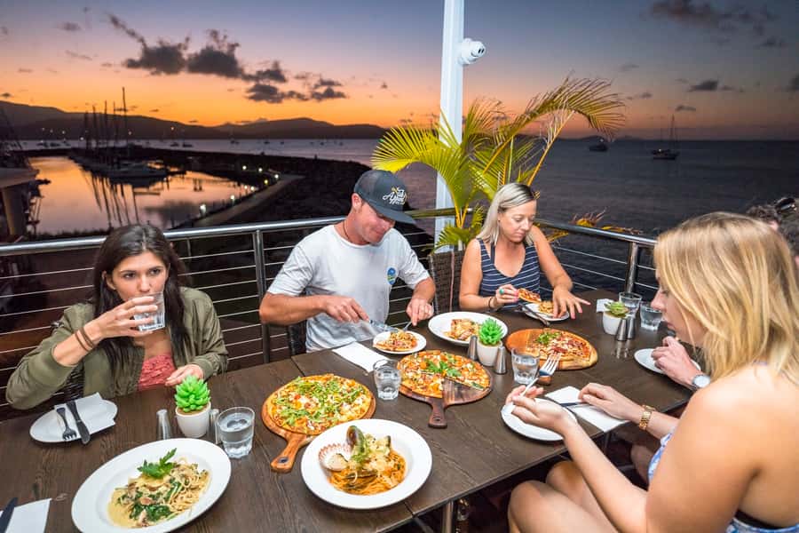 Airlie Beach: 3-Hour Sunset Segway Tour with Dinner - Coral Sea Marina and Shingley Beach