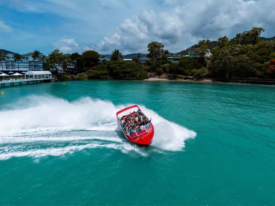 Airlie Beach: 30-Minute Jet Boat Ride - Safety briefing, goggles, and the first burst of speed