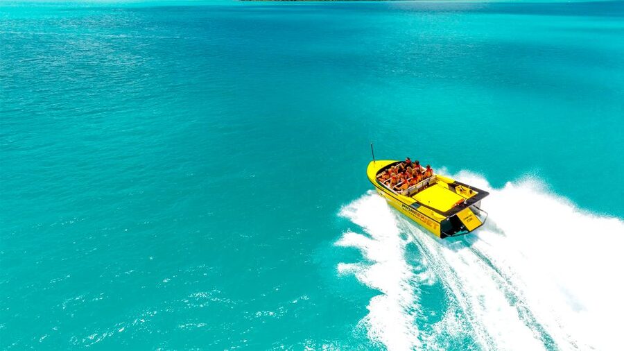 Airlie Beach: 30-Minute Jet Boat Ride - Coral Sea Marina and Pioneer Bay from the water