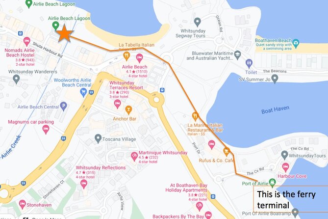 Airlie Beach: Cedar Creek Express (cruise ship friendly) - Key points before you book