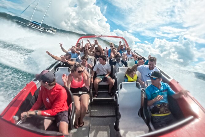 Airlie Beach Jet Boat Thrill Ride - Getting wet in the Whitsunday sun