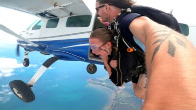 Tandem Skydiving Experience with Beach Landing