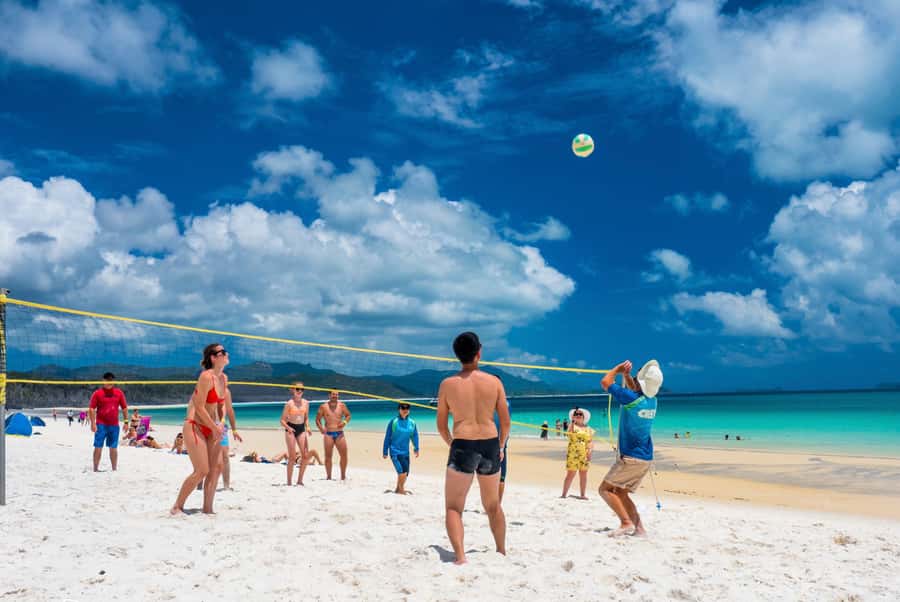 Airlie Beach: Whitehaven Beach Cruise and Hill Inlet - A BBQ lunch served on the sand