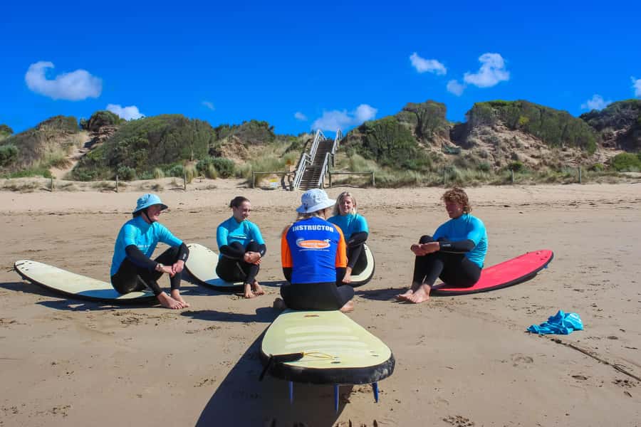 Anglesea: 2 Hour Surf Experience on the Great Ocean Road - Waist-deep water and the first small waves