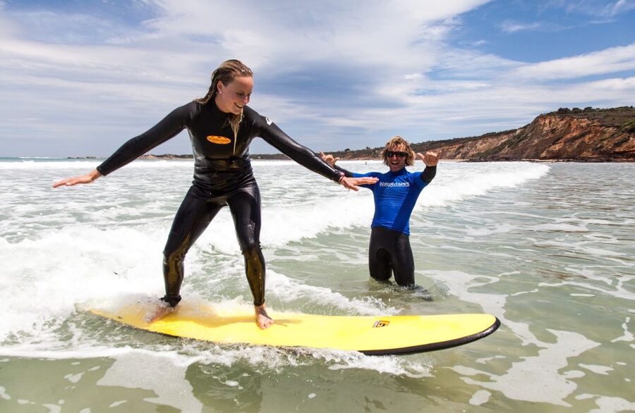 Anglesea: 2 Hour Surf Experience on the Great Ocean Road - The best part: trying again and again