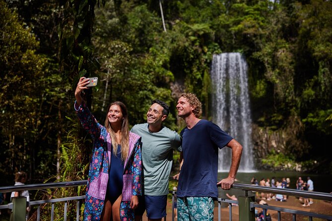 Barefoot Atherton Tablelands Adventure by Cairns Waterfalls - Millaa Millaa Lookout and the famous falls