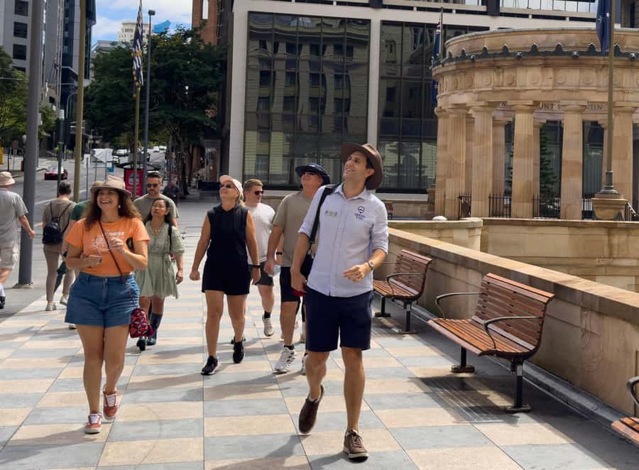 Best of Brisbane Walking Tour | Small Group & snack - Anzac Square and the first look at Brisbane