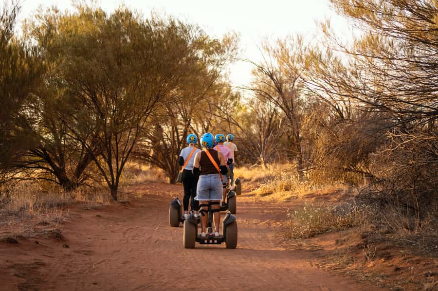 Best of Uluru - Segway and Walking Tour - Cruising along a quarter of Uluru’s base
