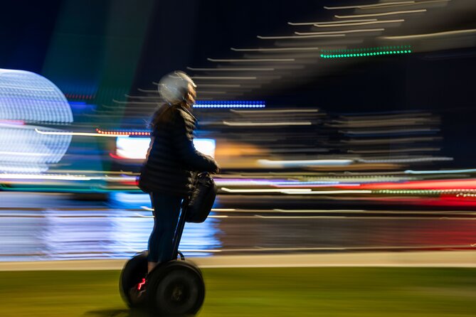 Brisbane Segway Sightseeing Tour - City Botanic Gardens under trees and after dark