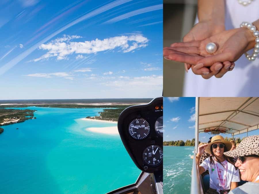 Broome: Helicopter Flight and Willie Creek Pearl Farm Tour - The flight over Cable Beach
