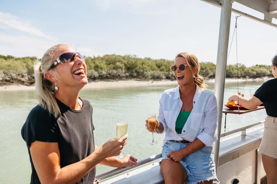BROOME: SCENIC & PREHISTORIC CRUISE- Wine & Gourmet Platters - What the $138 price gets you