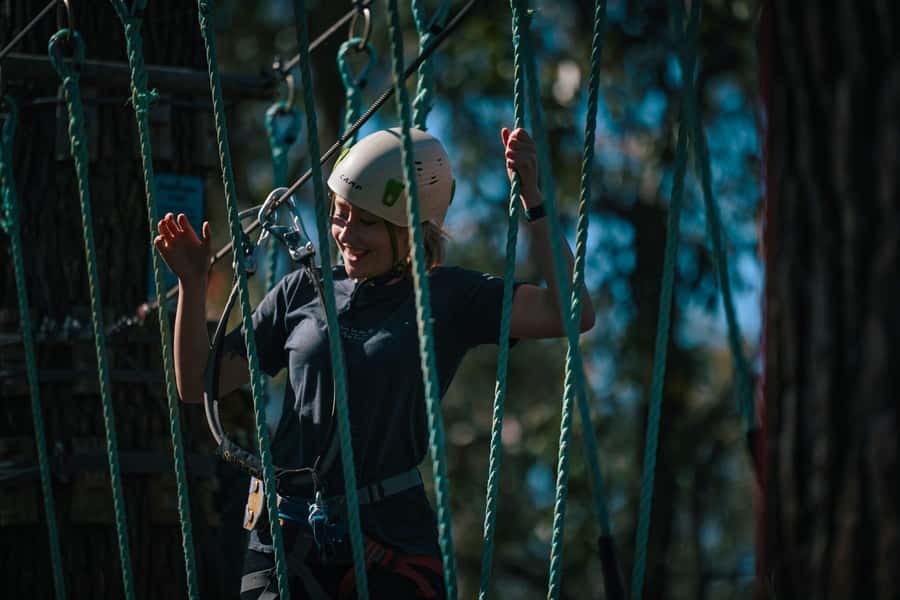Busselton: Forest Adventure with Zip Lining and Rope Course - BMX bikes and skateboards in the treetops