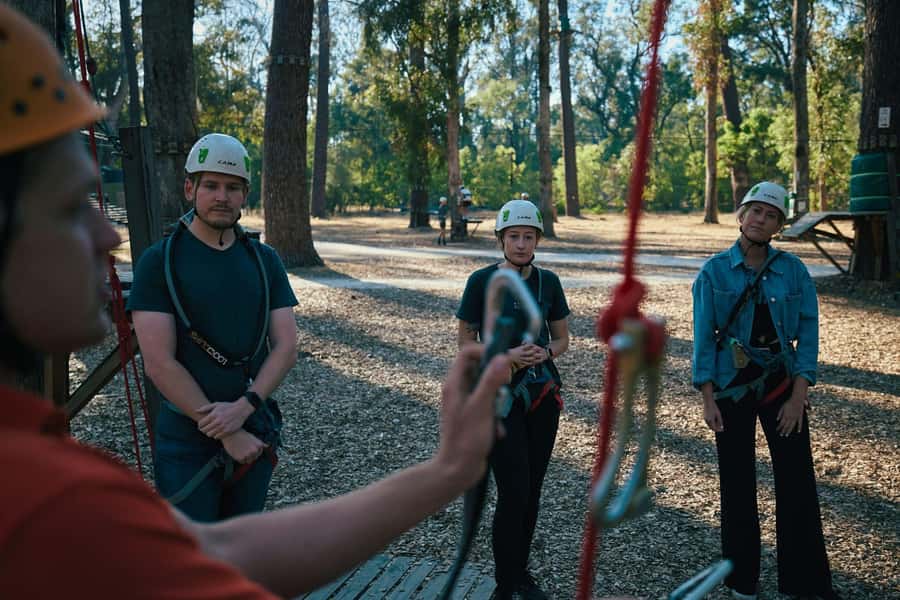 Busselton: Forest Adventure with Zip Lining and Rope Course - Working up to the 19-metre courses