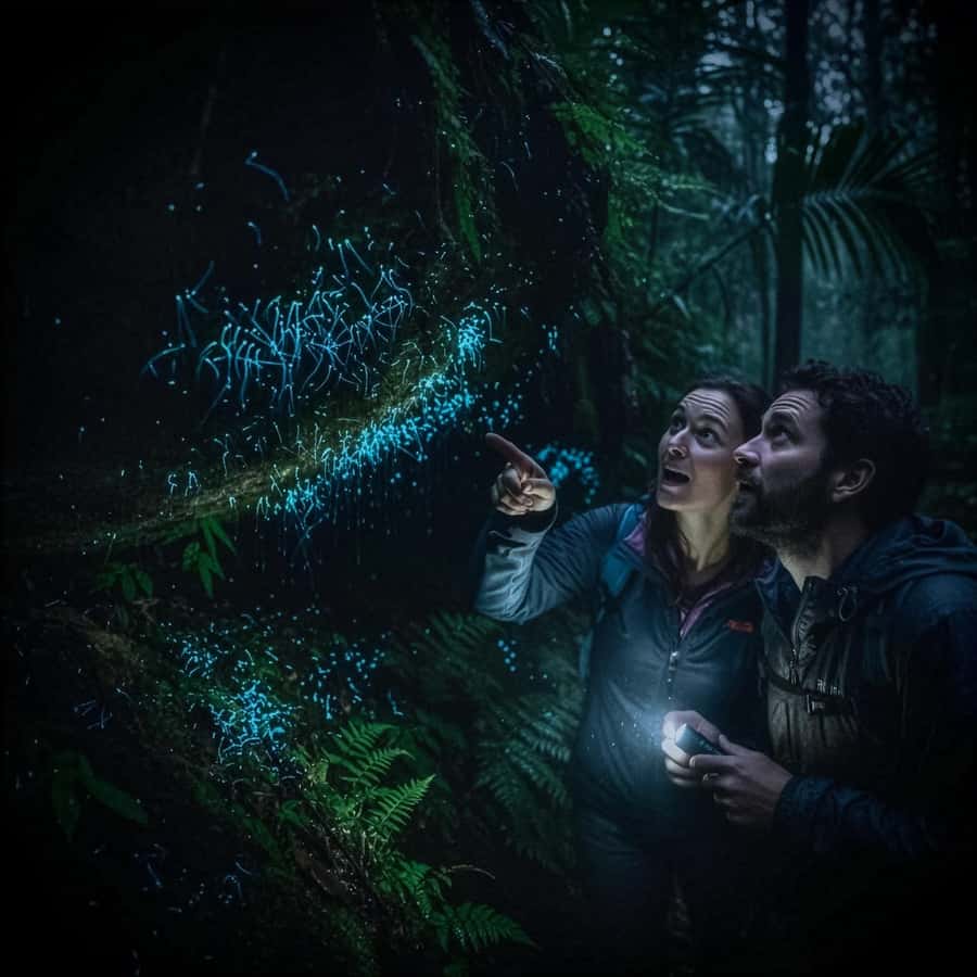 Byron Bay: Glowworms, Waterfalls & Rainforest Experience - A light vegetarian dinner in the forest