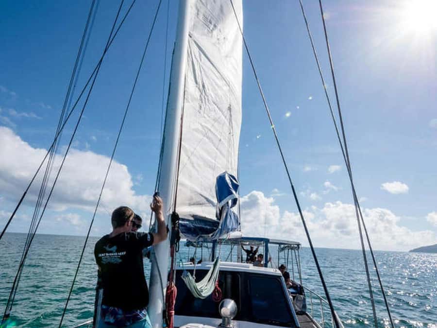 Cairns: 2-Day Great Barrier Reef Dive and Snorkel Boat Trip - Leaving Cairns on Coral Sea Dreaming