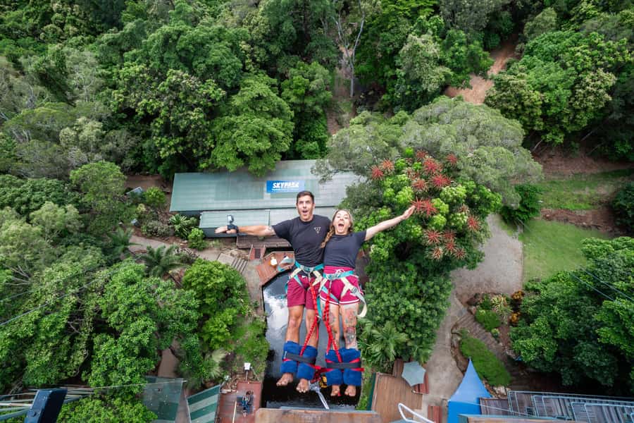 Cairns: Bungy Jump - Choosing one of 16 jump styles