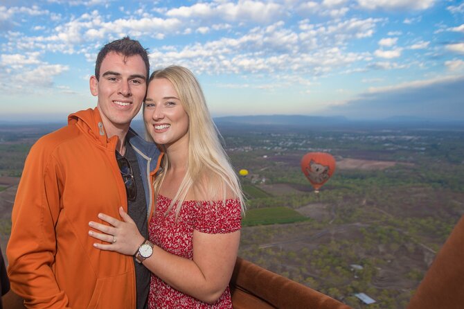 Cairns Classic Hot Air Balloon ride - The sunrise flight above farms and rivers