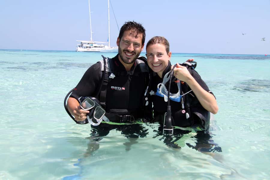 Cairns: Ocean Spirit Great Barrier Reef Full Day Tour - Michaelmas Cay, a protected reef stop with birds