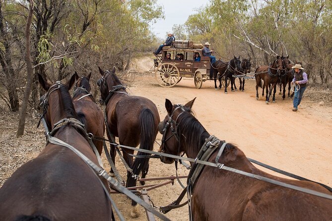 Cobb & Co Stagecoach Experience in Longreach - The Old Time Tent Show brings the laughs
