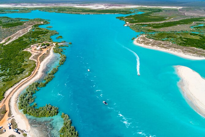 Colours of Broome: Stunning 30-Minute Scenic Helicopter Flight - Gantheaume Point, red Pindan cliffs, and Reddell Beach