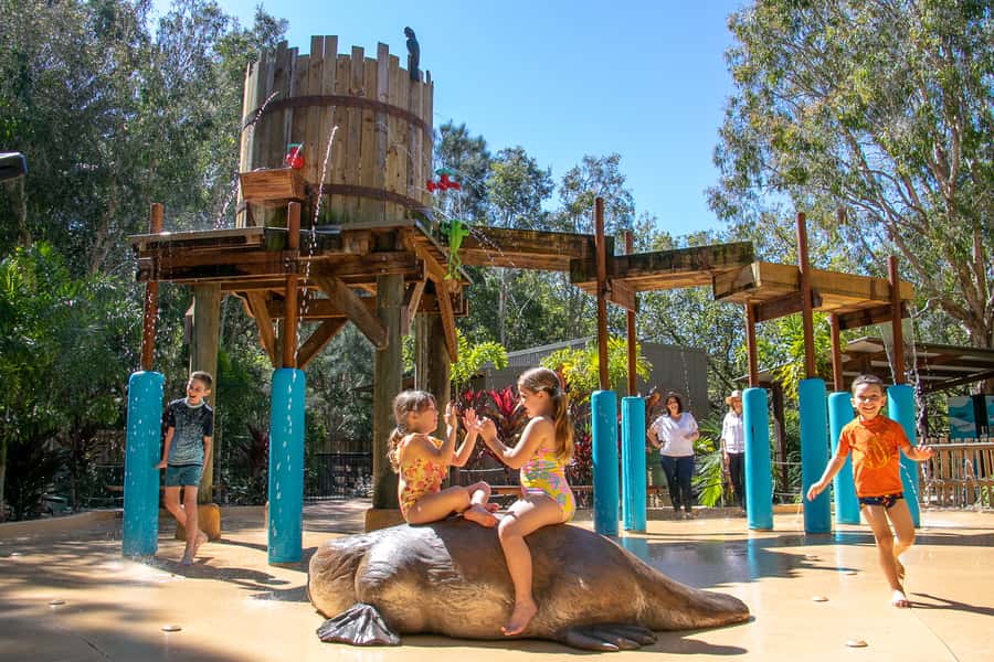 Currumbin Wildlife Sanctuary Entry Ticket - The miniature train, playground, and picnic breaks