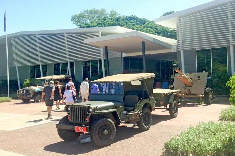 Darwin: Big Bus Open-Top Hop-on Hop-off Tour - The central stops: Tourist Information Center and Crocosaurus Cove