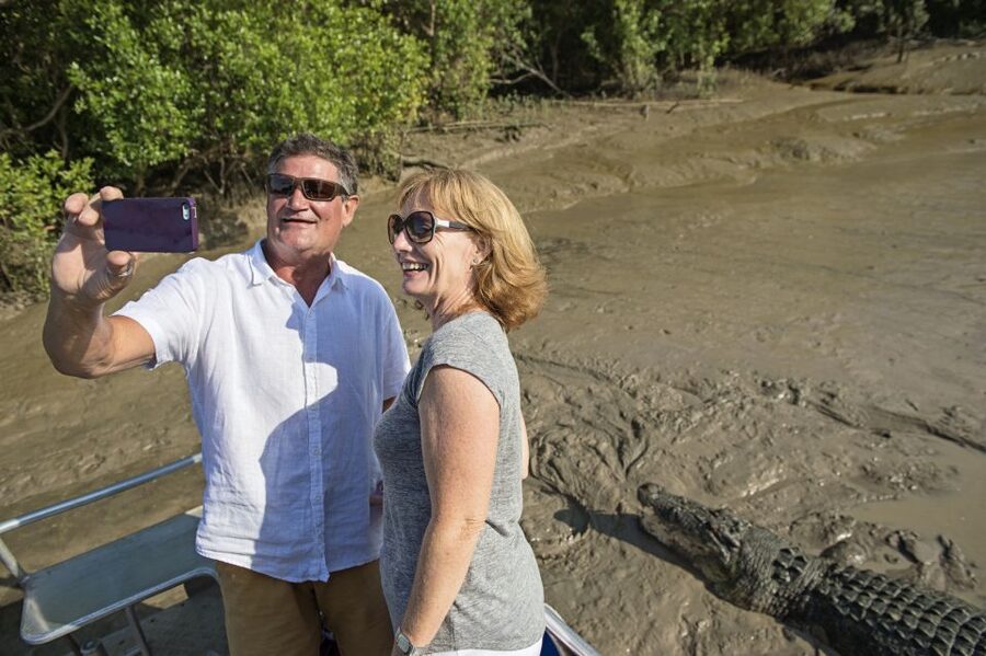 Darwin: Jumping Crocodile River Cruise with Shuttle Bus - More than crocodiles: birds, reptiles, and wetland views
