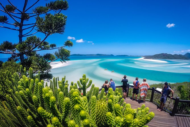 Fly Raft Package: Whitehaven Beach, Snorkel and Scenic Flight - Hill Inlet Lookout, where the view earns the stairs