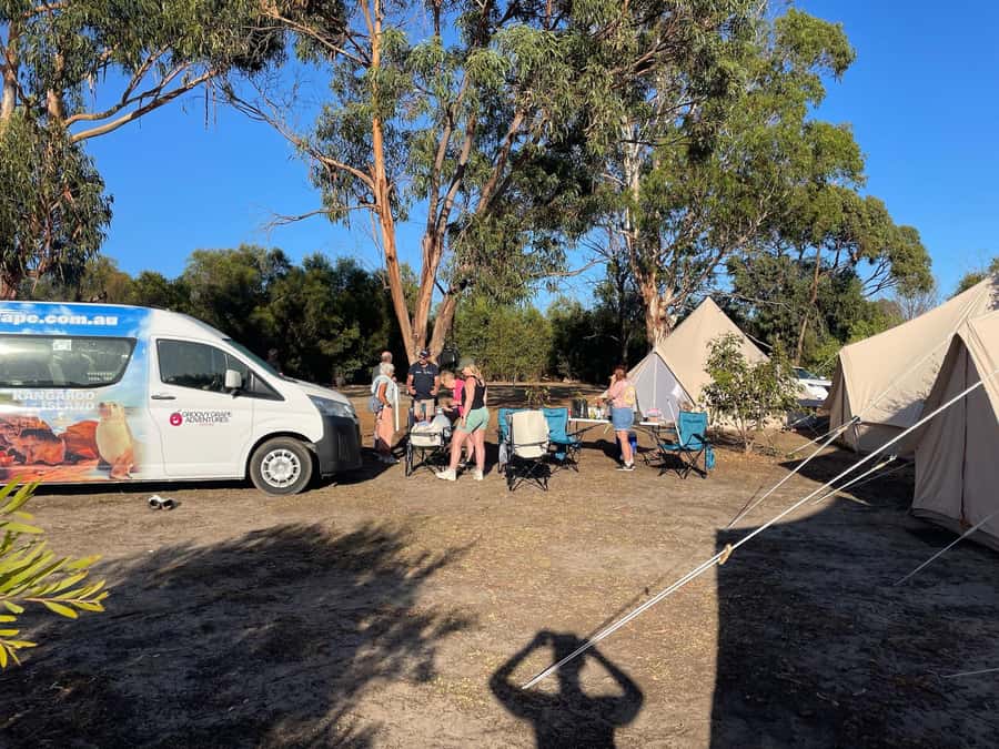 From Adelaide: Kangaroo Island Epic 2-Day Small Group Tour - Stokes Bay and Parndana before the campfire