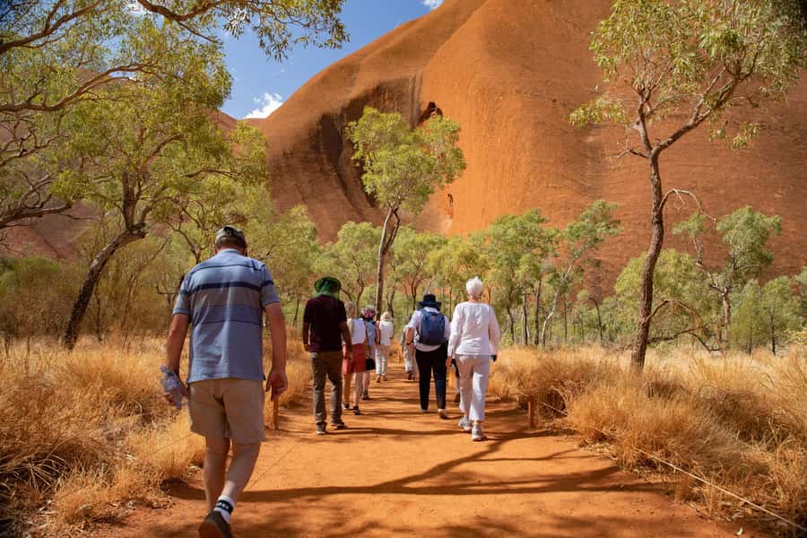 From Alice Springs: Day Trip to Uluru with BBQ Dinner - Mutitjulu Waterhole and the story of Wanampi
