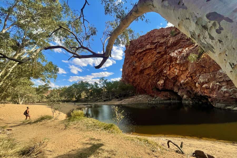 From Alice Springs/Yulara: 4-Day Red Centre 4WD Camping Tour - Day 4: Standley Chasm, Ellery Creek, and Simpsons Gap