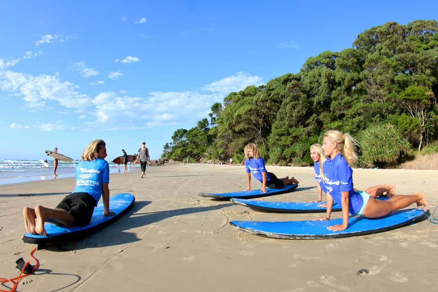 From Byron Bay: Learn to Surf Half-Day Tour - The coastal drive adds more than a bus transfer