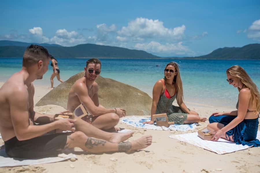 From Cairns: 2 Islands 1 day - Fitzroy & Green Islands - Snorkeling, glass-bottom viewing, and reef expectations