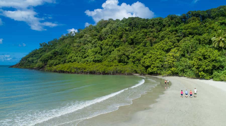 From Cairns: Daintree Rainforest & Cape Tribulation 4WD Tour - Cape Tribulation Beach and its famous view