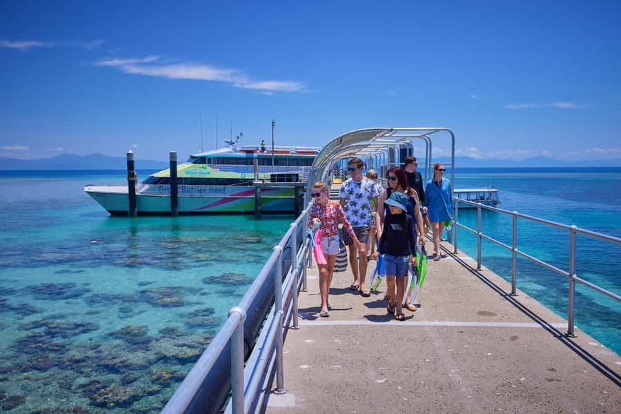 From Cairns: Full-Day Green Island Cruise - The Catamaran From Marlin Wharf