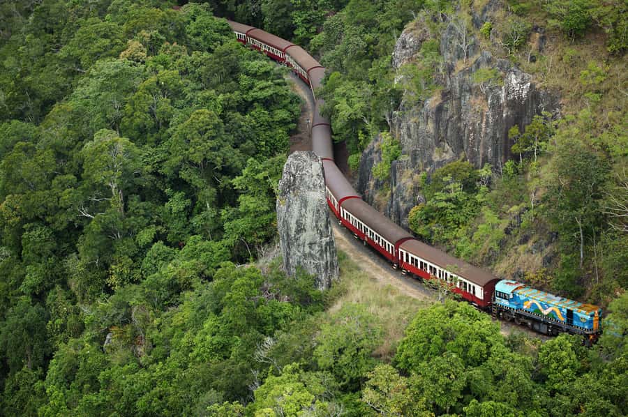 From Cairns: Full-Day Kuranda Army Duck Experience Tour - Skyrail begins the day above the canopy