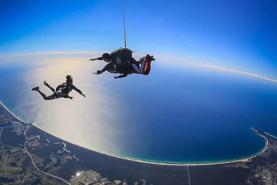 From Gold Coast: Tandem Skydive Experience over Byron Bay - The human side of the experience