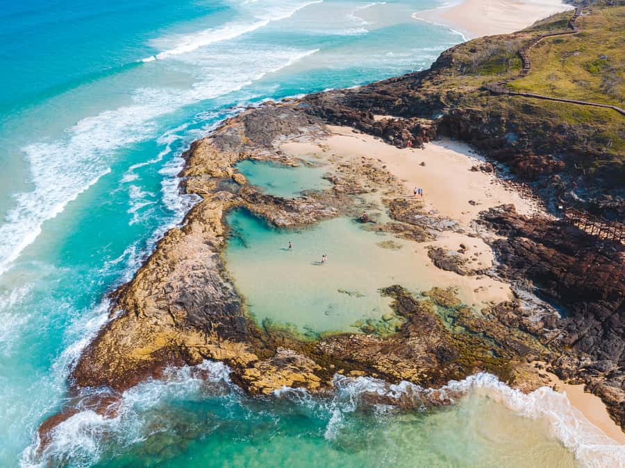 From Hervey Bay: K'gari, Fraser Island Two-Day Coach Tour - Eli Creek combines easy fun with natural scenery