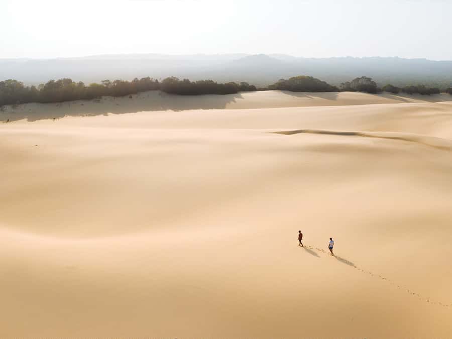 From Hervey Bay: K'gari, Fraser Island Two-Day Coach Tour - The Maheno shipwreck and The Pinnacles add history and story