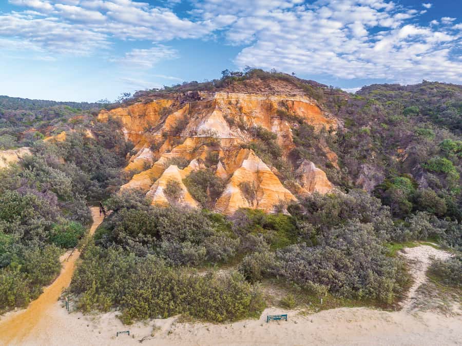 From Hervey Bay: K'gari, Fraser Island Two-Day Coach Tour - Hammerstone Sandblow and Lake Wabby require more effort