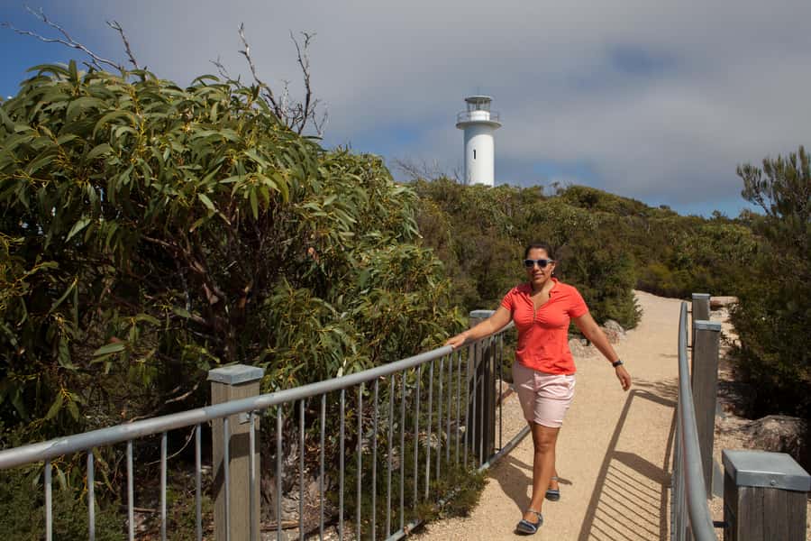 From Launceston: Full-Day Wineglass Bay Explorer Active Tour - First look at The Hazards in Freycinet National Park