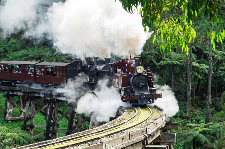 From Melbourne: Puffing Billy and Penguin Parade Combo Tour - Leaving Melbourne for the Dandenong Ranges